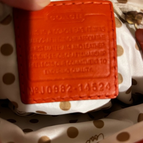 COACH PEYTON LEATHER FLAP SHOULDER BAG #14524 - Picture 7 of 9